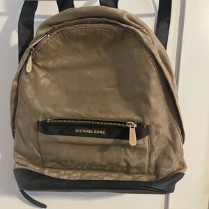 Michael Kors Beige Backpack